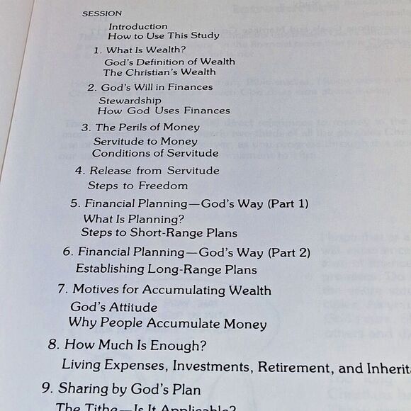 How to Manage Your Money : An In-Depth Bible Study on Personal Finances by Larry - Picture 7 of 10